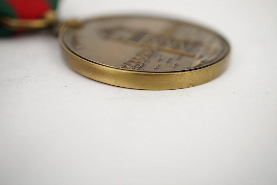 Five medals including three ERII General Service Medals